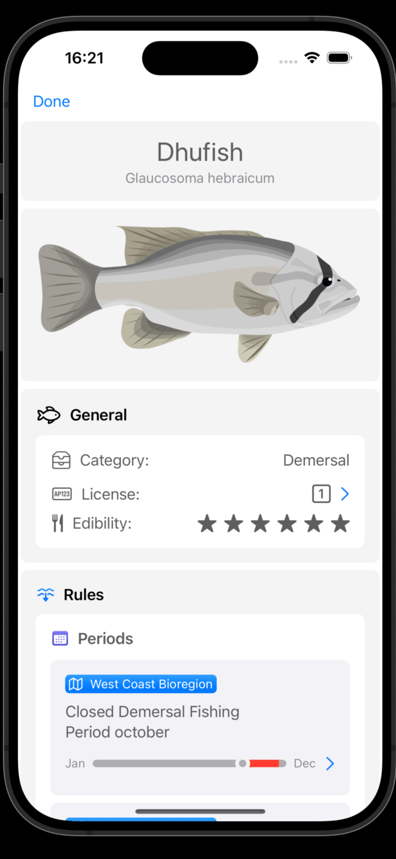 FishOz: Fishing Rules