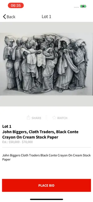 Black Art Auction screenshot 2