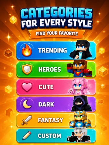SkinVerse: Skins for Minecraft iPad screenshot