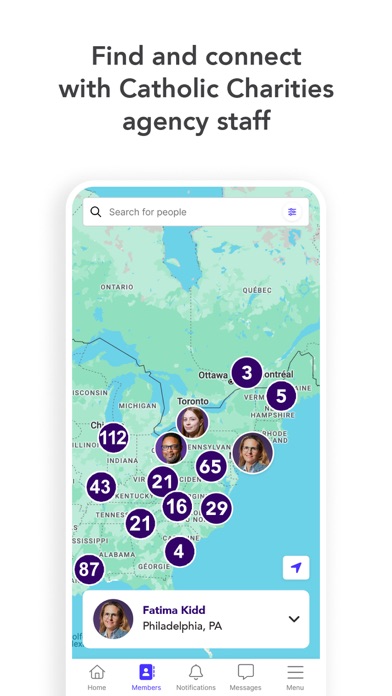 CCConnect Catholic Charities iPhone screenshot 3 - Social Networking app