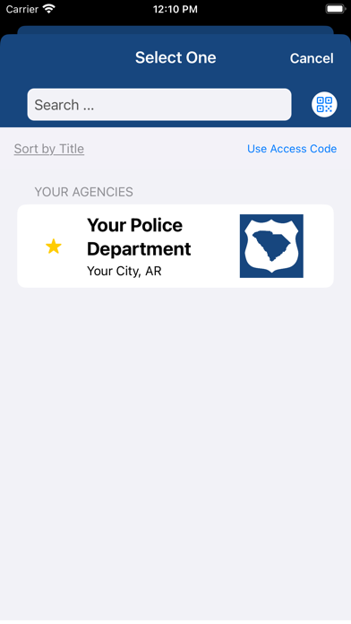 South Carolina Police Connect Screenshot