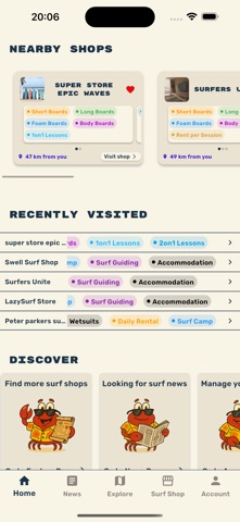 SurfKit iPhone screenshot