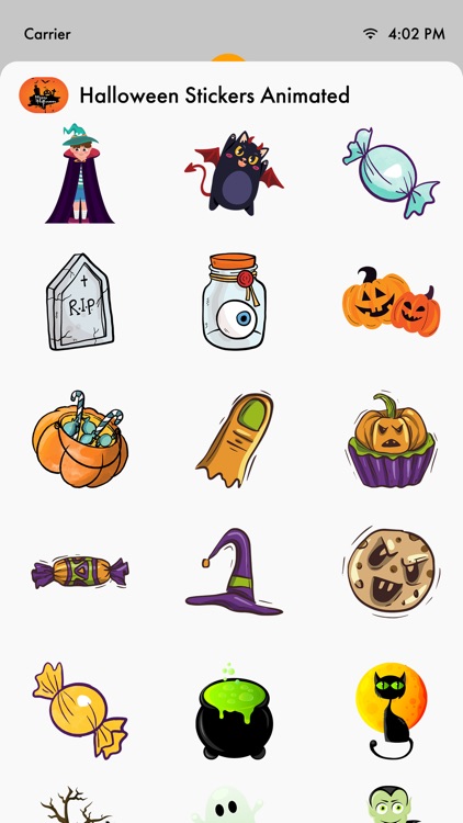Halloween Stickers Animated