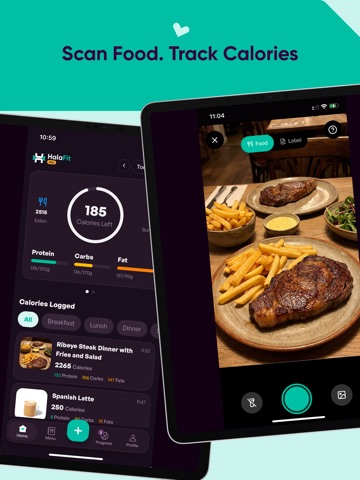 HalaFit — AI Calorie Counter ipad screenshot 2