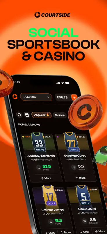 Courtside - Social Sportsbook screenshot 2 of 9