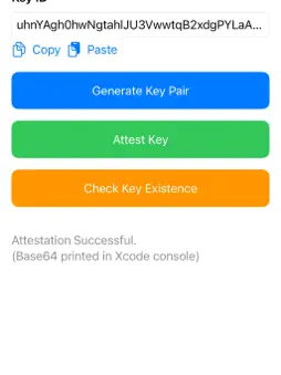 DeviceCheck Key Pair screenshot 5