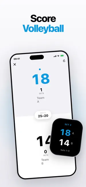 Volleyball Match Scoreboard screenshot 1