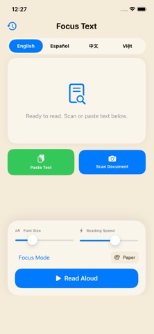 Focus Text – Reading Assistant Screenshot 3 of 8