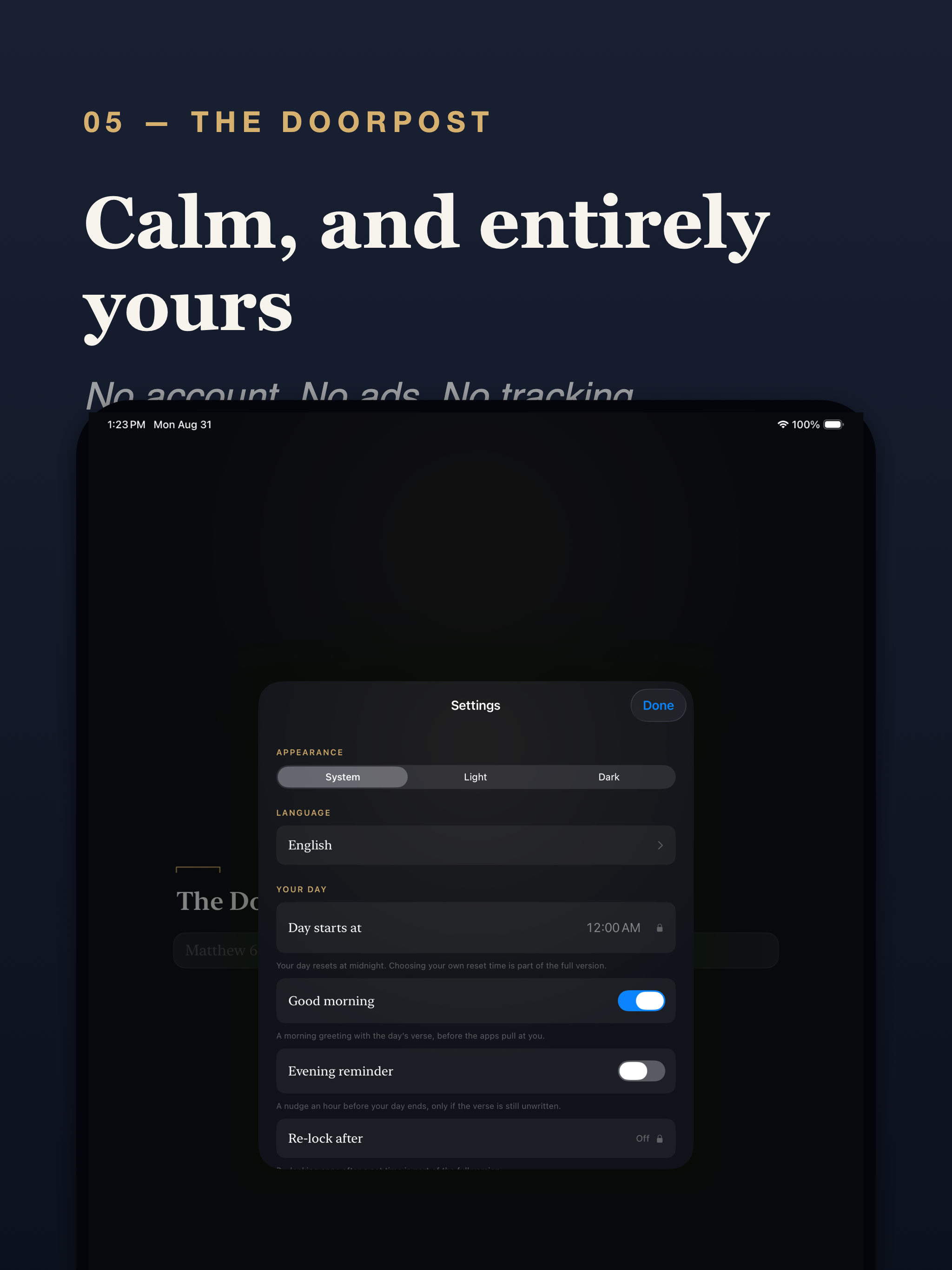 Doorpost: Bible App Blocker screenshot 10