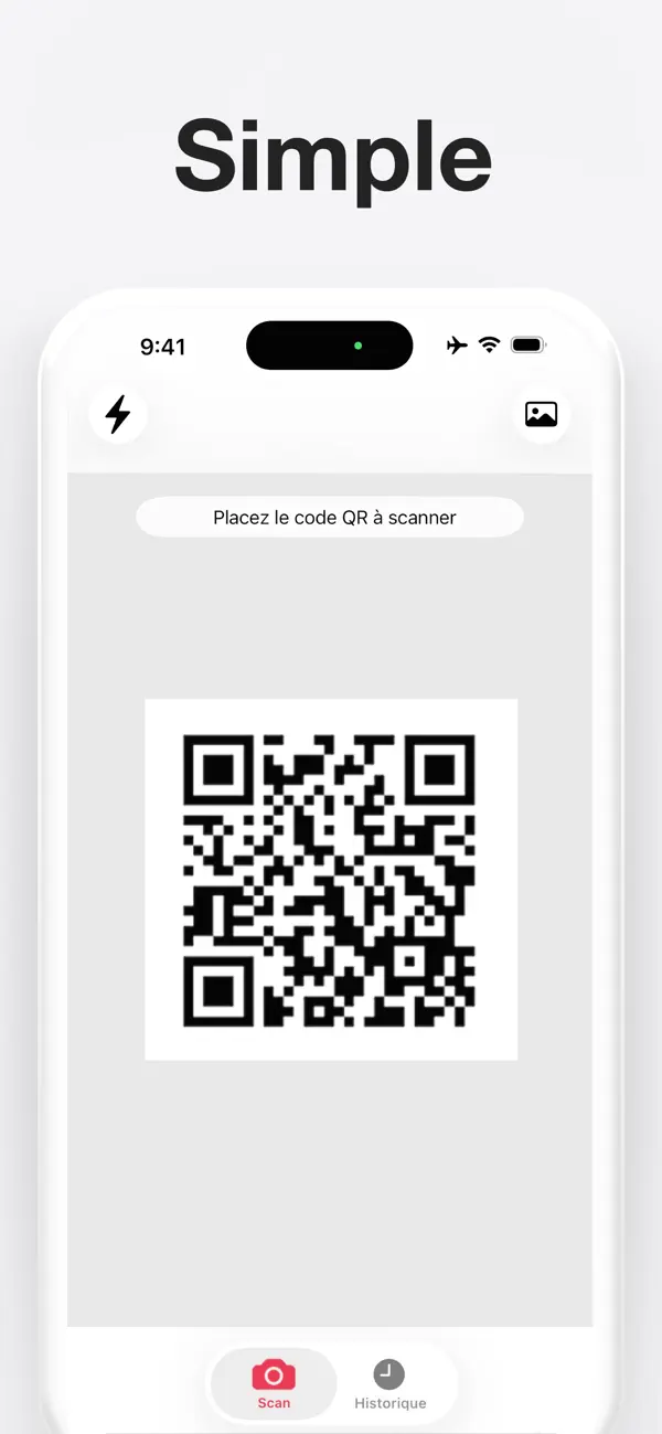 Screenshot #1 pour Lecteur QR Code - Scanner app