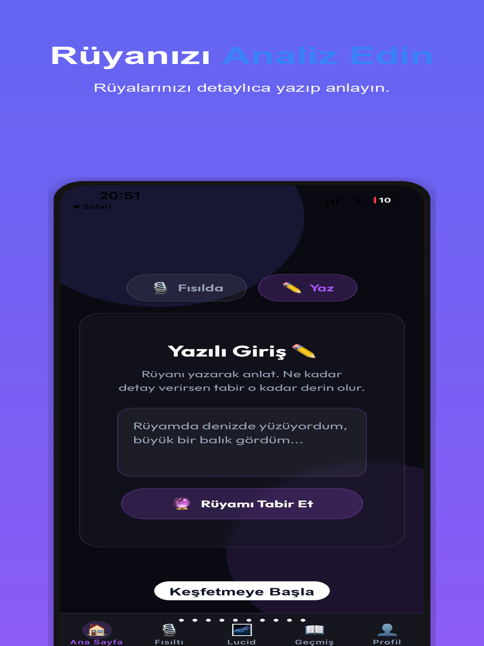 Oneirovia: AI Lucid Dreamer