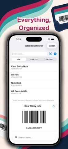 Barcode Generator & List Screenshot 2 of 7