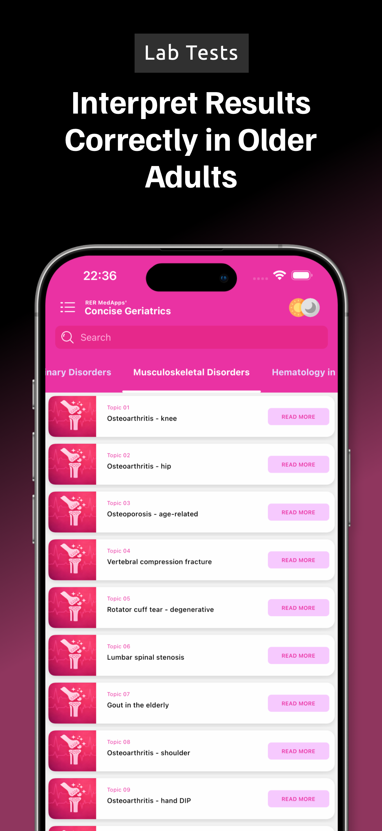 Concise Geriatrics screenshot 6