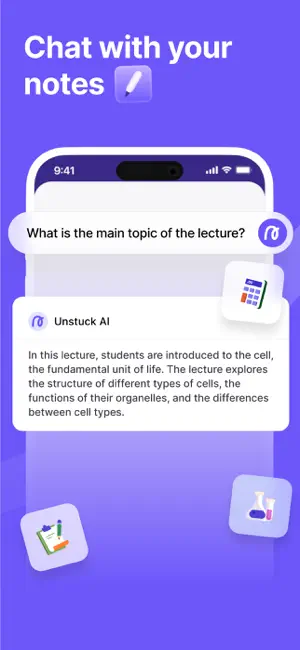 Unstuck AI Note Taker screenshot 4