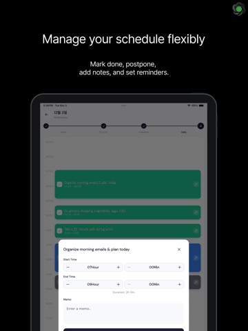 Chrobox: AI Timebox Planner iPad screenshot