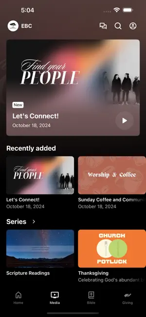 Enon Baptist Church screenshot 2