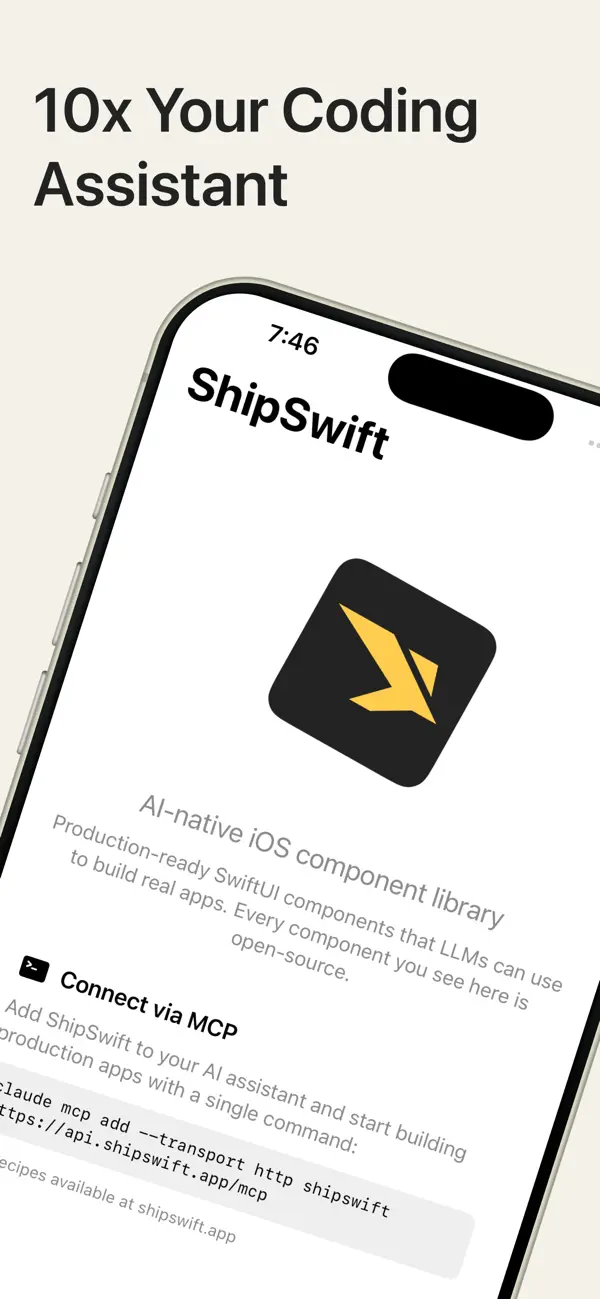 #1. ShipSwift - MCP Codebase (iOS) Által: Signer Labs