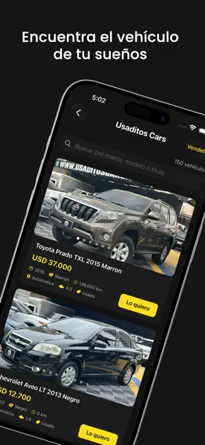 Usaditos Cars screenshot 2