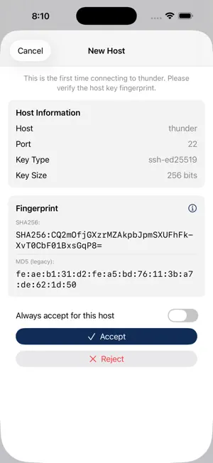 Bracket AI SSH Manager screenshot 2