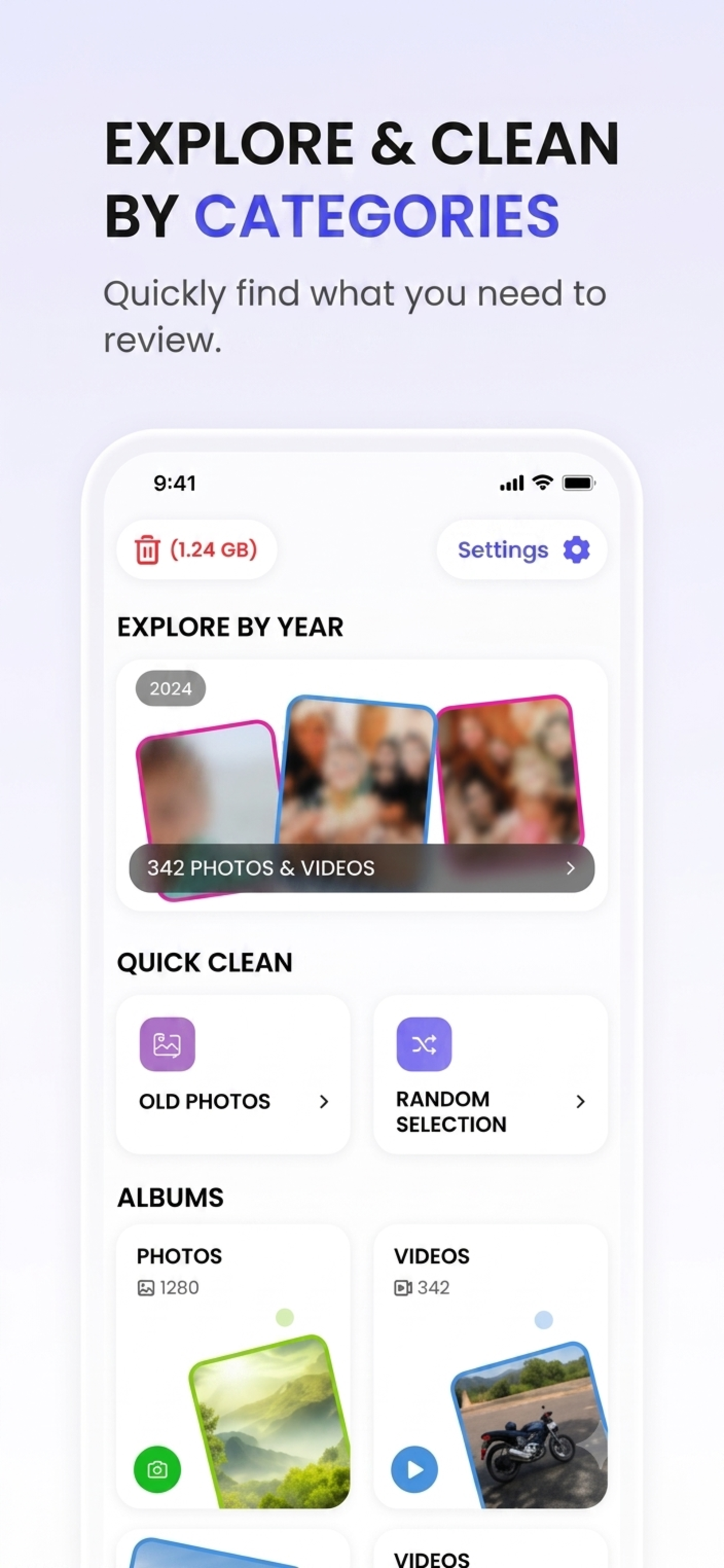 Khoala: Clean your gallery