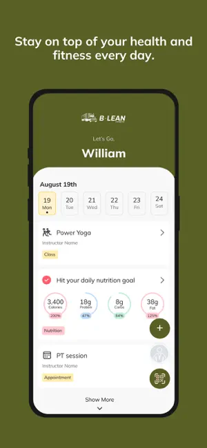 B-Lean Fitness screenshot 2