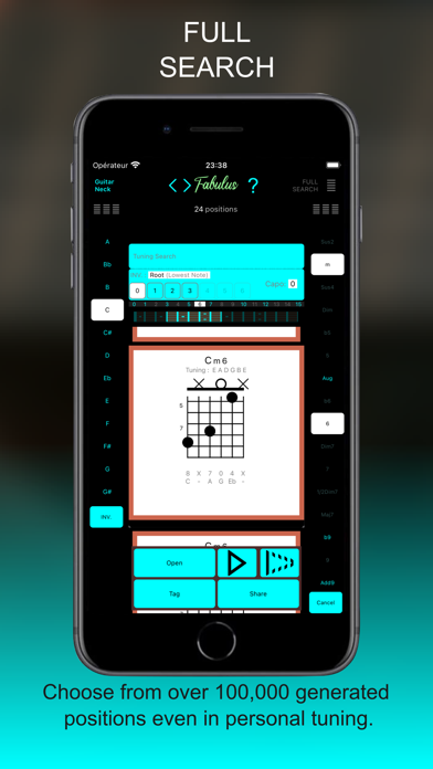 Guitar Chord Finder: FABULUS Screenshot