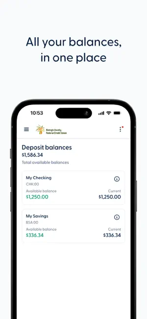 RCFCU Mobile Banking screenshot 2