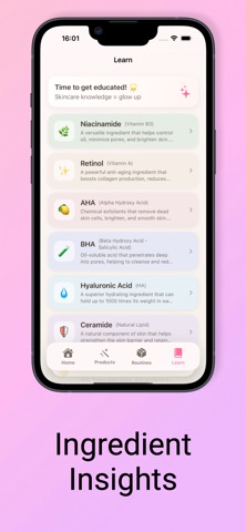 Glowtine - Skincare Routine screenshot