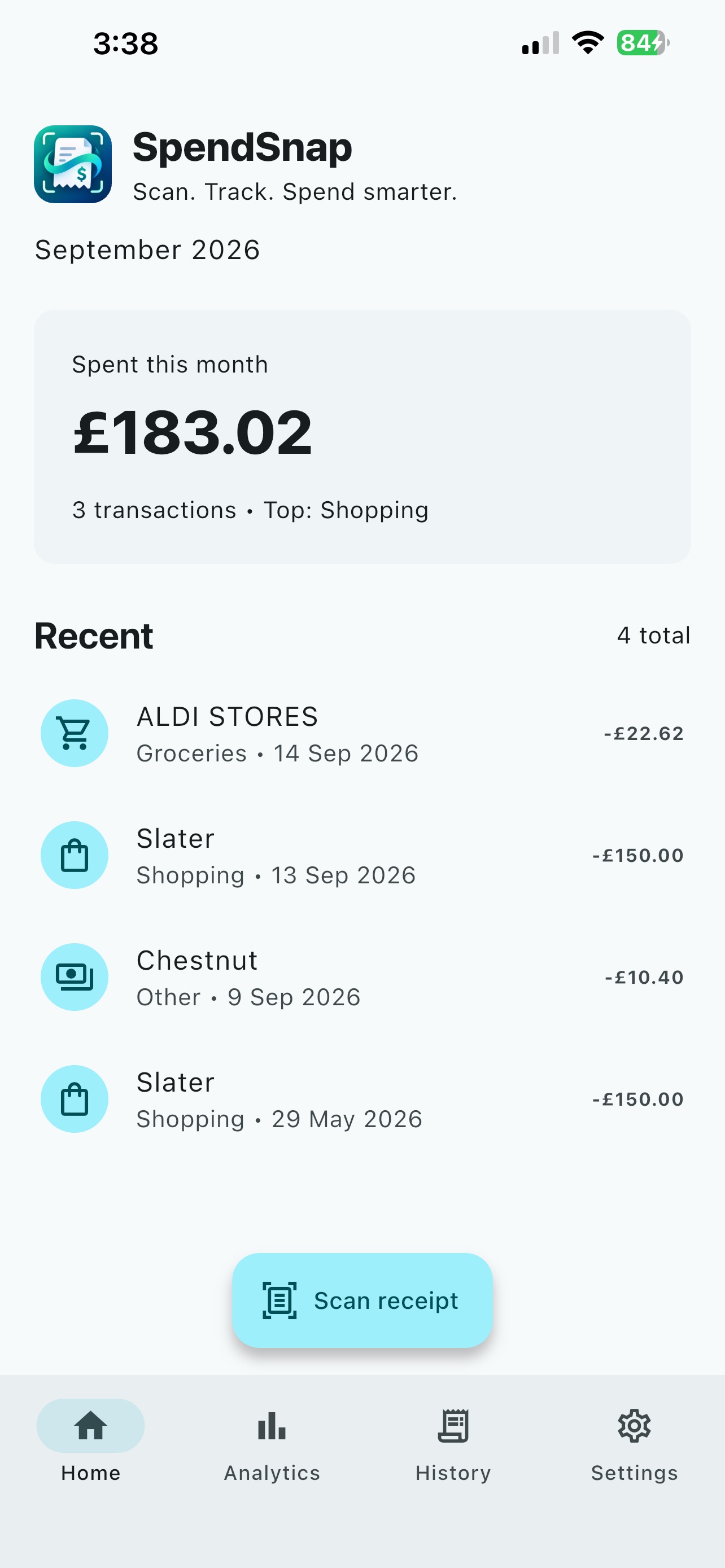 Screenshot 4 of SpendSnap