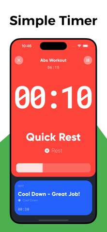 Workout Interval Timer: Peak Screenshot 1 of 4