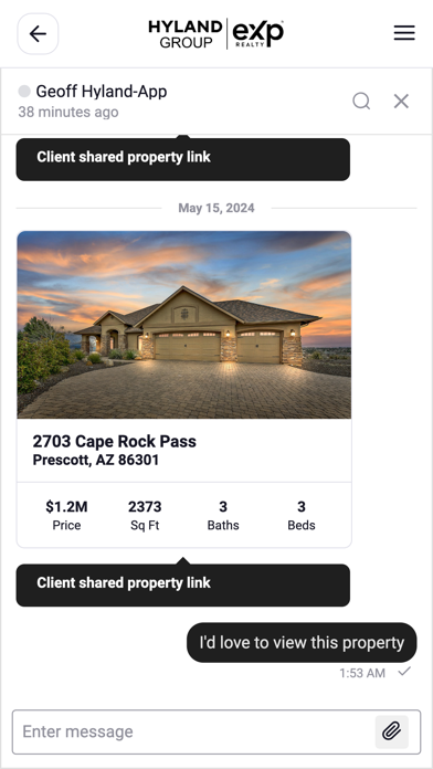 Prescott Arizona Real Estate Screenshot