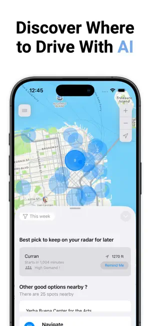Radar: Rideshare Hotspots screenshot 1