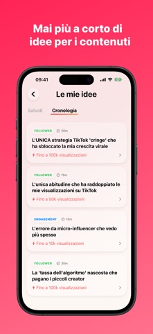 Grow Now - Idee virali con IA iPhone screenshot 3