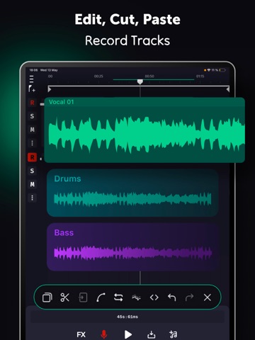 Audio Lab: Music,Voice Editor iPad screenshot