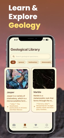 Rock Identifier · Stone ID iPhone screenshot