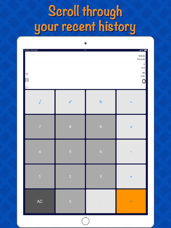 Intuitive Memory Calculator iPad screenshot 6 - Productivity app