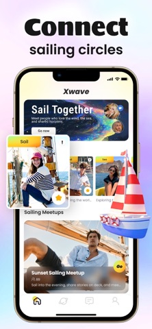 Xwave: Community, Call & Match iPhone screenshot