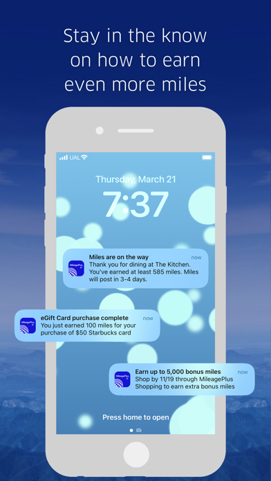 MileagePlus X Screenshot