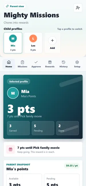 Mighty Missions Family screenshot 1