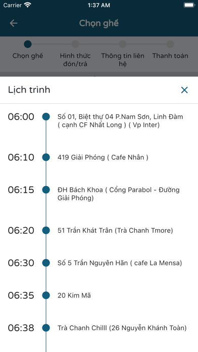 interbuslines đặt vé xe online Screenshot