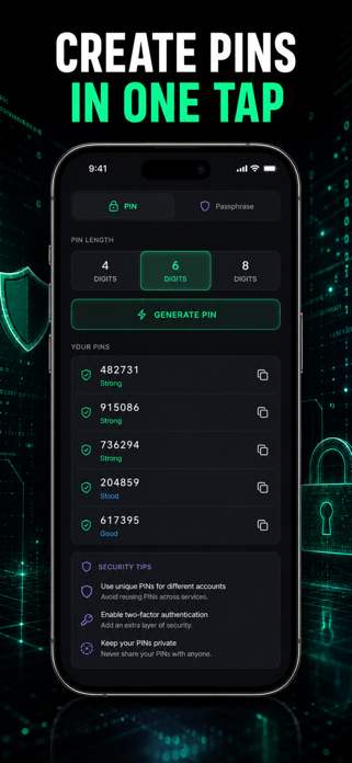 Password Generator: Strong PIN Screenshot 6 of 10