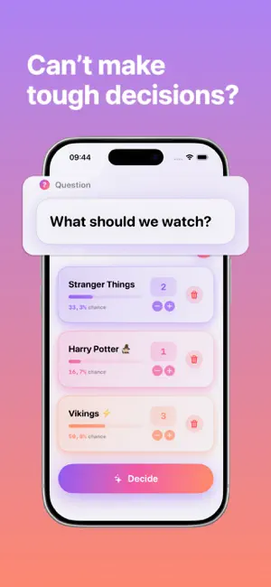Decision Master: Fast Decision screenshot 1