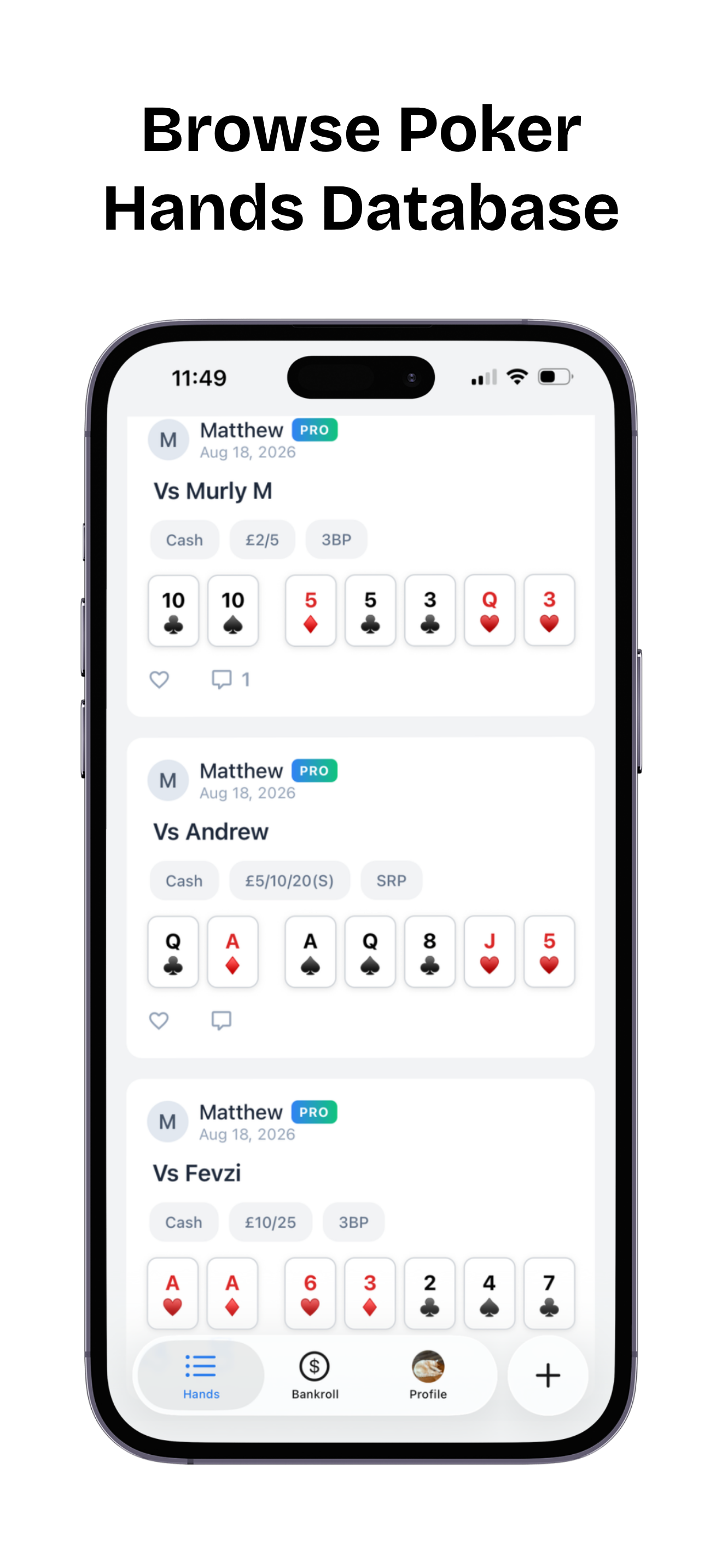 Poker Hand History App screenshot 5