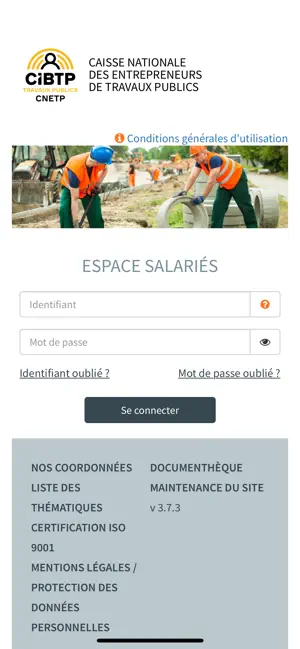 CNETP Salarié iPhone screenshot 1