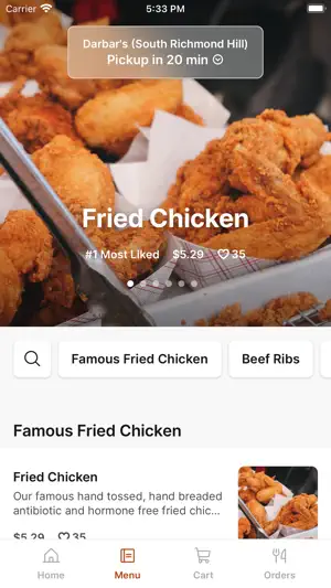 Darbar's Chicken & Ribs screenshot 2