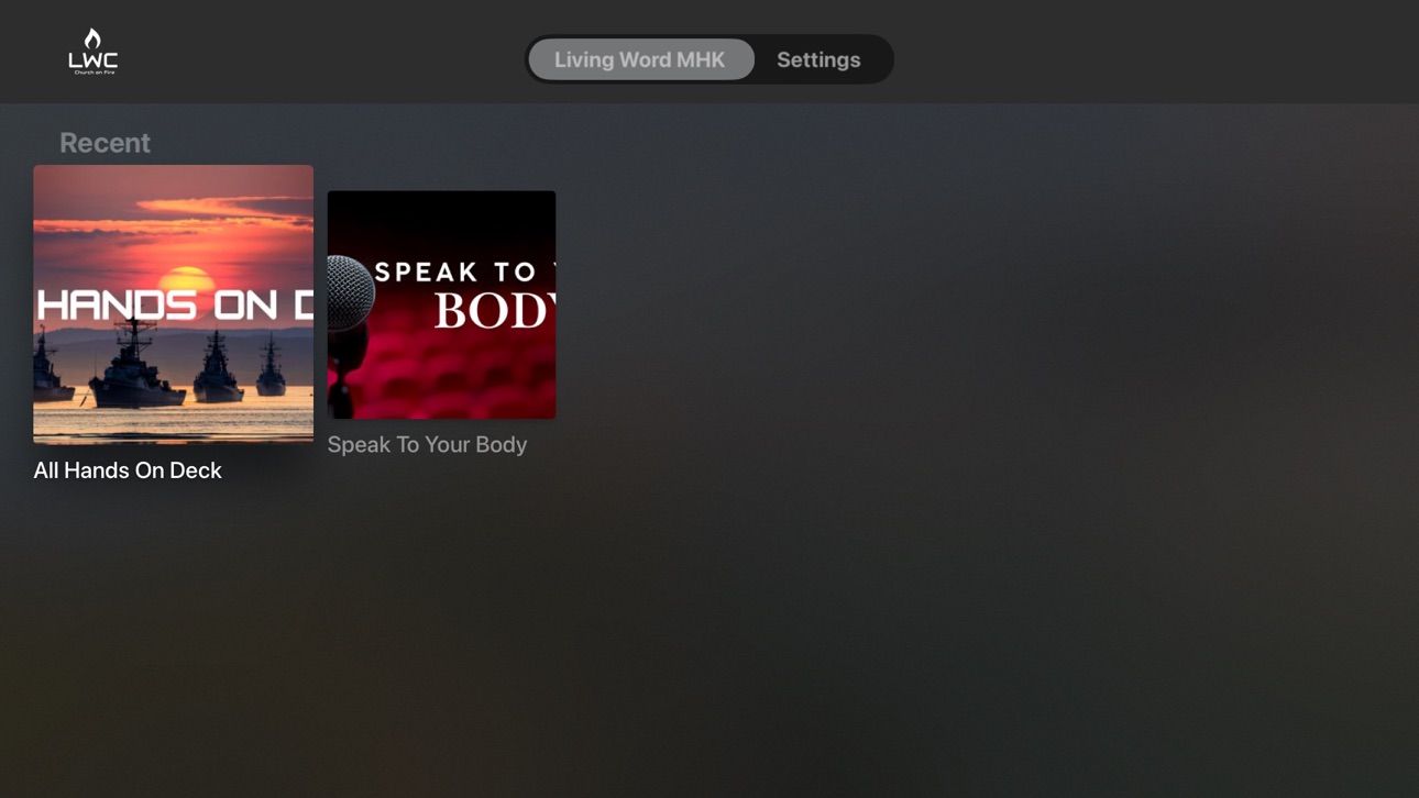 Apple TV screenshot