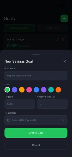 Budgetly Finance Tracker screenshot 4