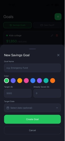Budgetly Finance Tracker Screenshot 4 of 10
