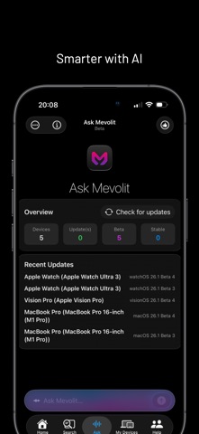 Mevolit - OneStop iOS Updates screenshot
