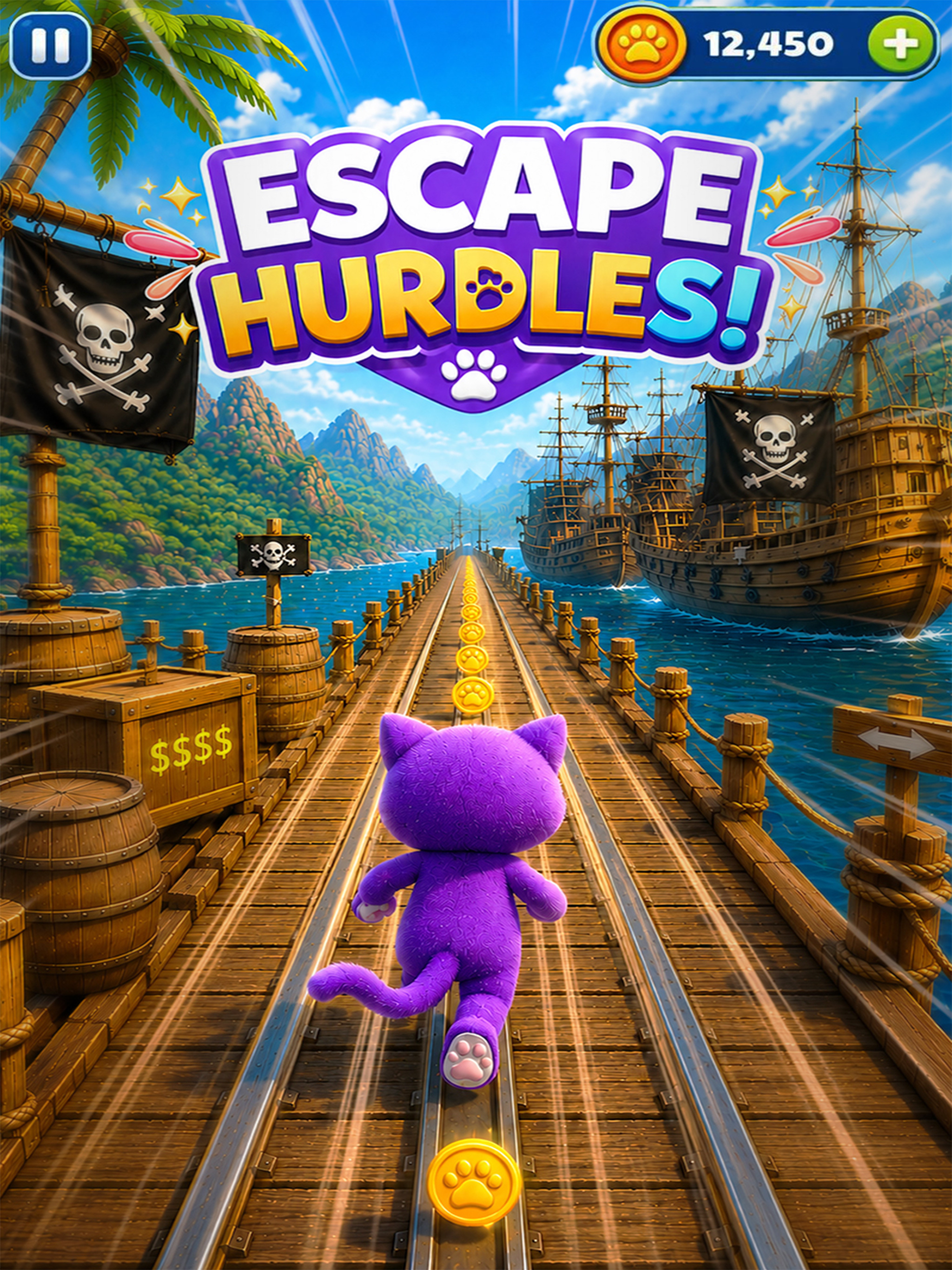 Dash Cat Runner Adventure Game screenshot 9